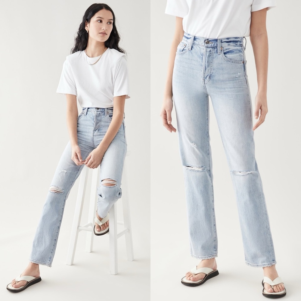 Pistola Cassie Super High Rise Straight in By My Side Size 27